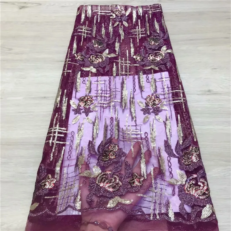 

2021 фиолетовый новейший африканский тюль, французская кружевная ткань, лазерная резка. Высококачественные нигерийские Свадебные африканск...