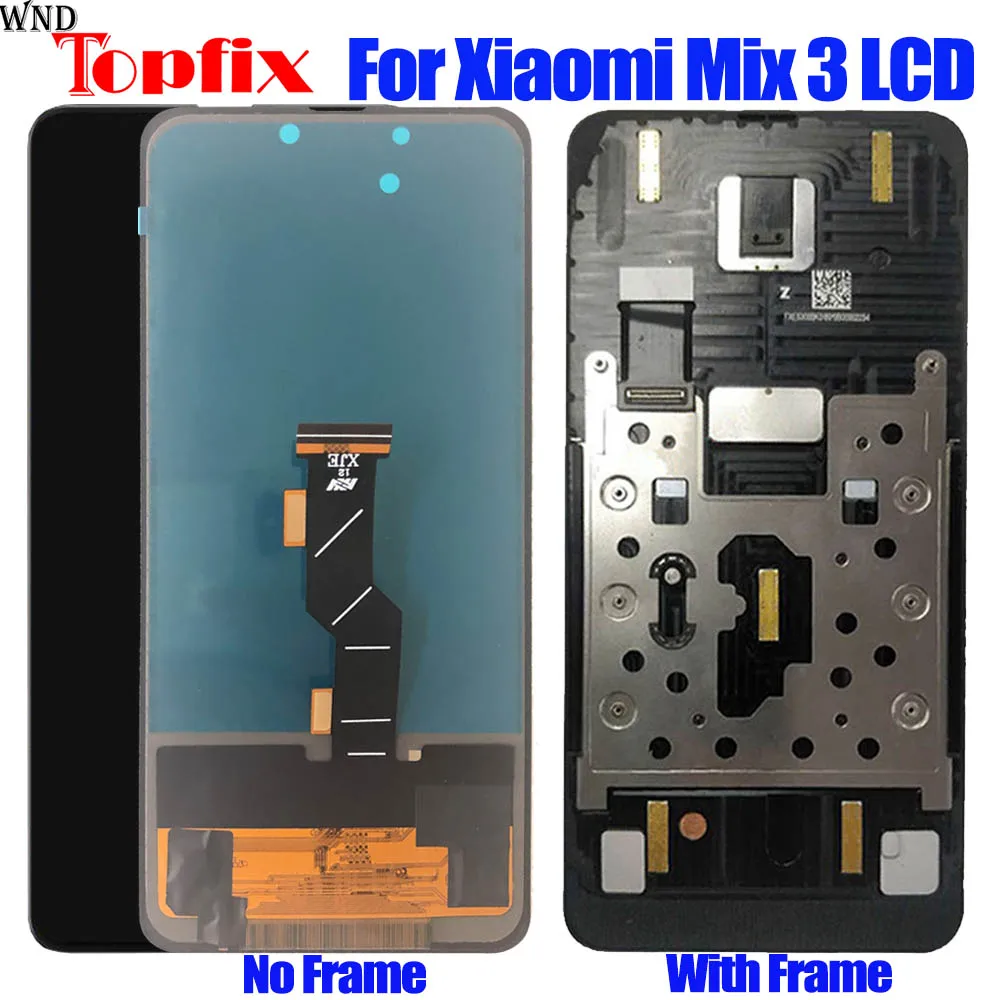 TFT экран 6 1 дюйма для Xiaomi Mi Mix 3 ЖК дисплей сенсорный дигитайзер MIX3 Черный Сменный