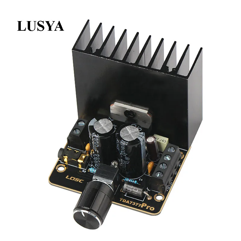 

Lusya DIY Speakers TDA7377 Audio Amplifier Board 35W*2 Dual Channel Stereo Car Power Amplifier Module 12V Supply Power A9-007