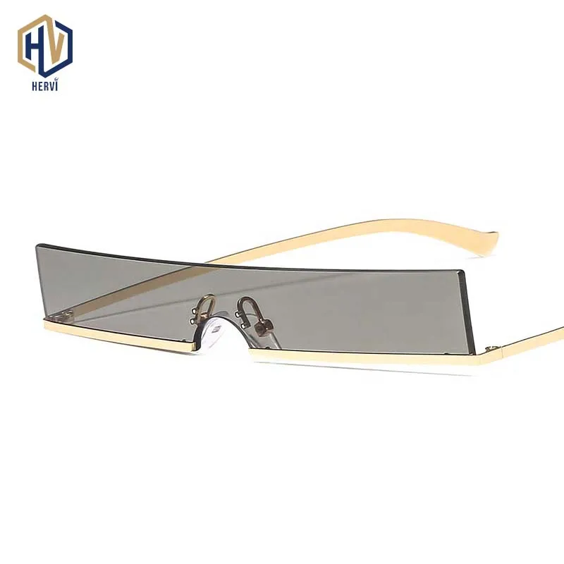 

Солнцезащитные очки с сиамскими прямоугольными линзами UV400 для мужчин и женщин