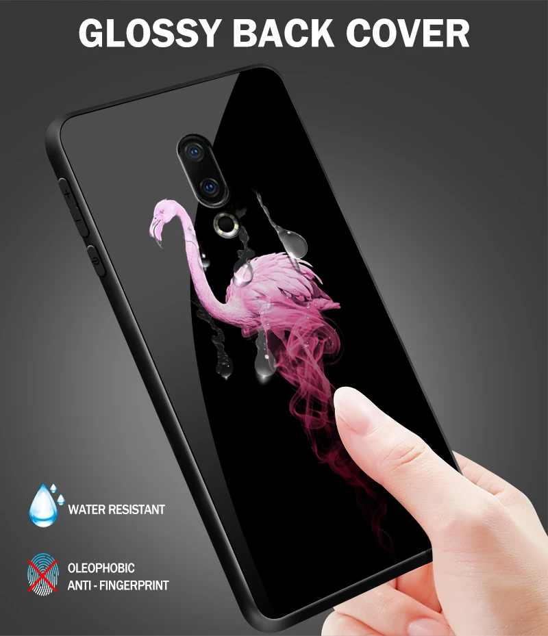 Для iPhone 5S, se, 6, 6 S, 7, 8Plus XR XS макс. закаленное стекло чехол для Meizu M5 M6 M8 M9 Примечание 16th плюс Чехол ударопрочный жесткий дизайн глубокий сумка
