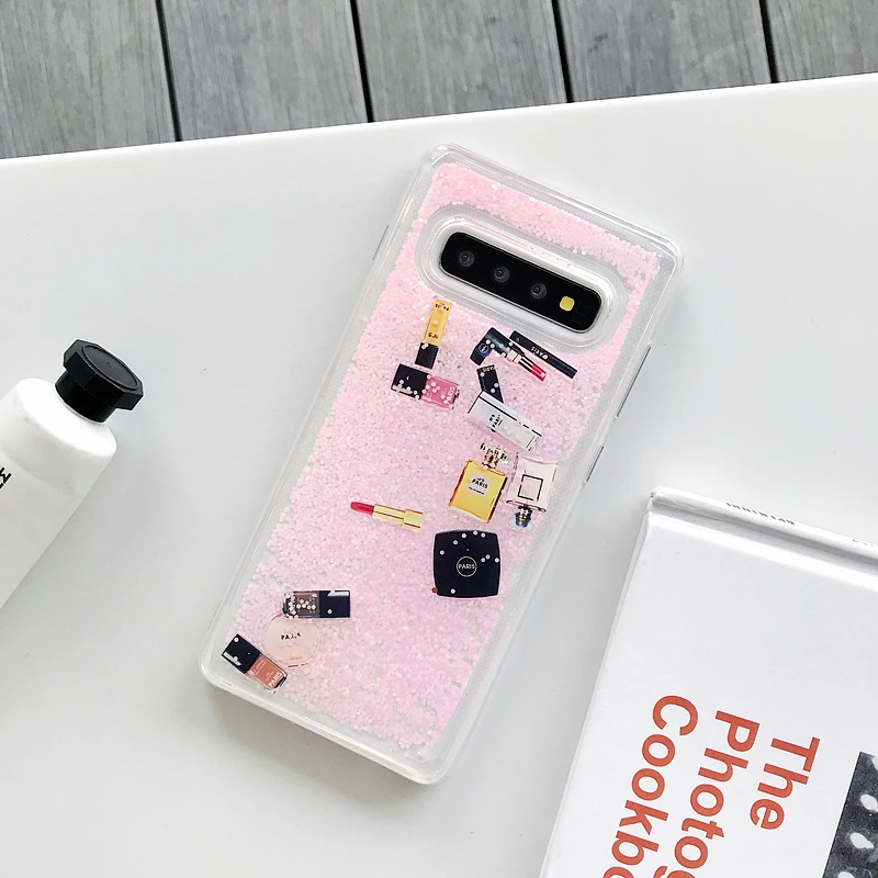 Чехол с сыпучим песком для Samsung Galaxy S8 S9 S10 plus Note 9 8 | Мобильные телефоны и аксессуары