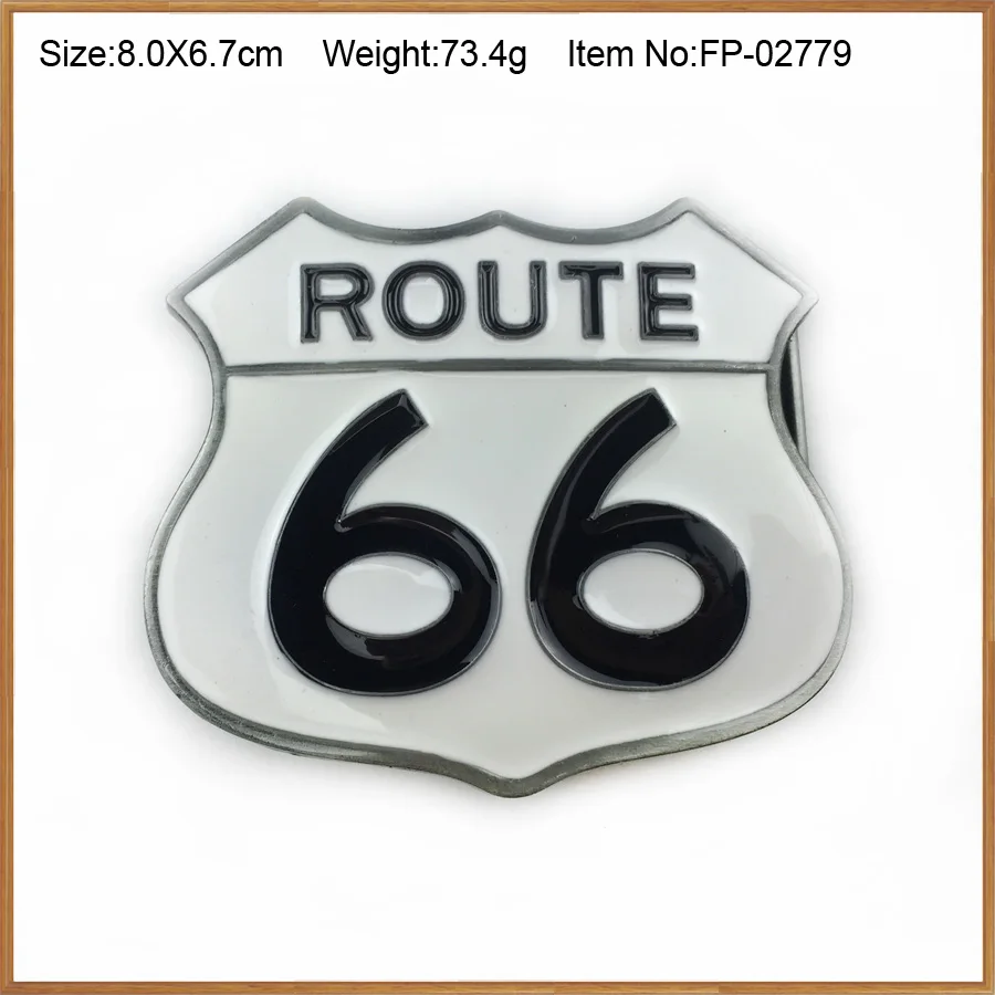 Пряжка клуб Ретро цинковый сплав ROUTE 66 ремень пряжка ковбойский для джинсов FP-02779
