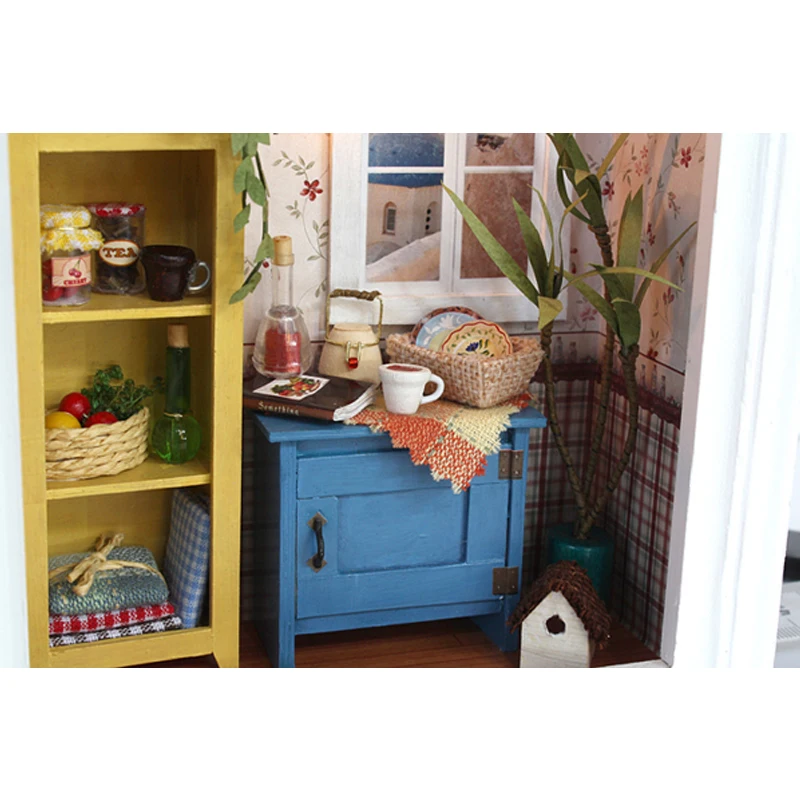 Кукольный домик рамка миниатюрный с мебельными комплектами сделай сам