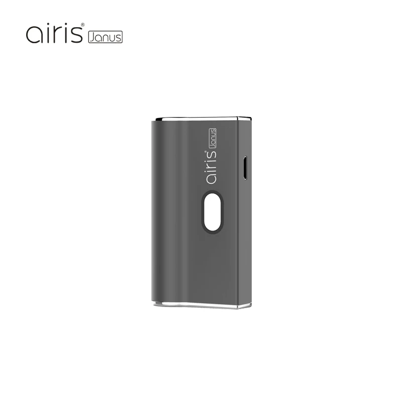 Серый Новинка! AIRISTECH Airis Janus 2в1 испаритель батарея для вейпа для Nic солевой стручок и 510 резьбовой картридж CBD система управления напряжением - Цвет: Серый