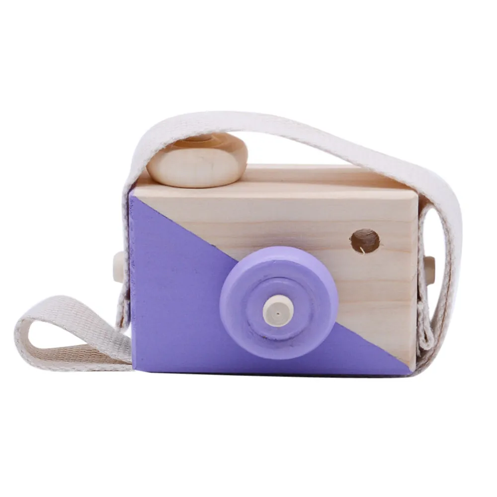

Cute Nordic Hanging Wooden Camera Kids Room Decor Items for Baby Birthday Gifts Wooden Toys Wooden Camera Home Wall Ornaments