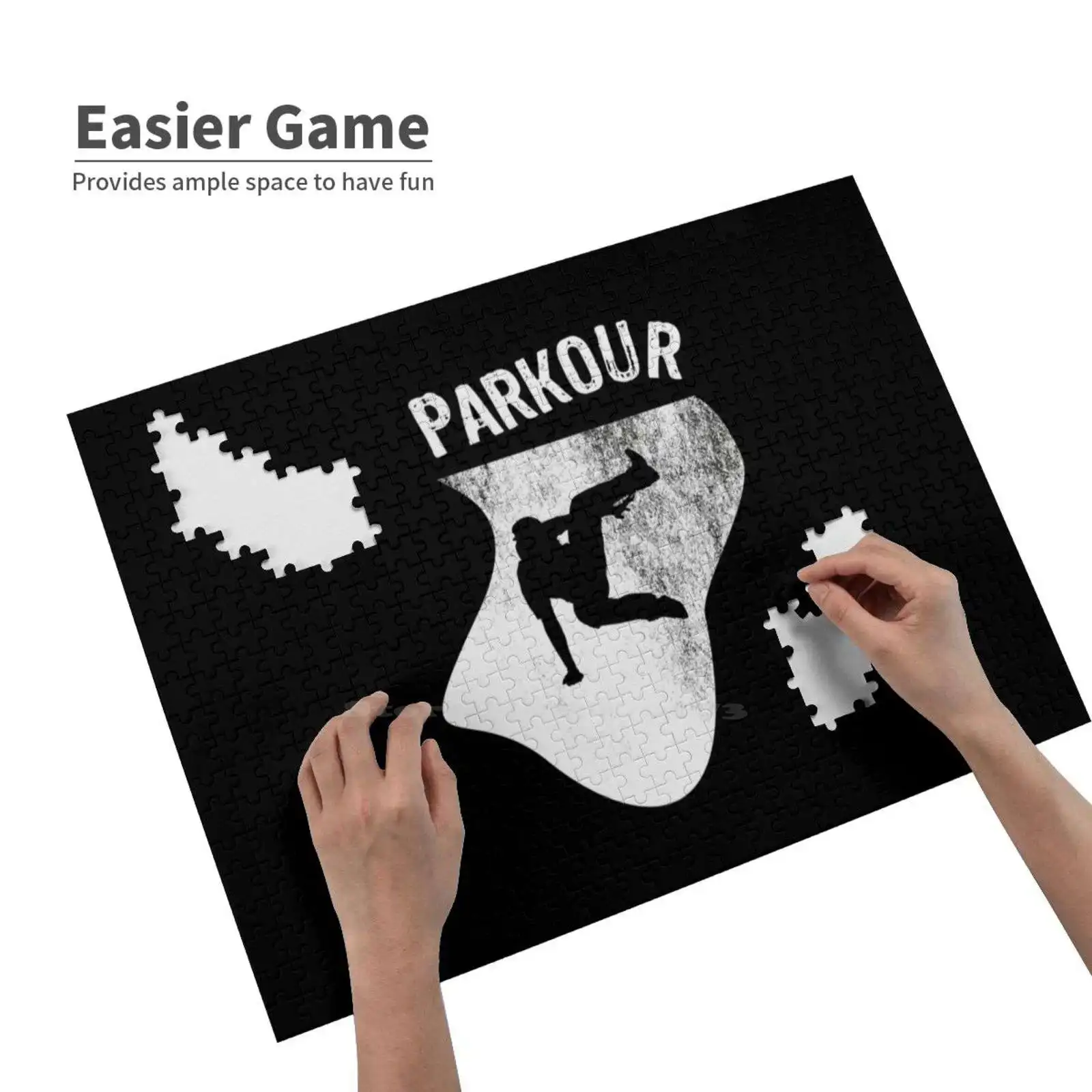 Ning Паркур Состаренный дизайн головоломки 500 шт. игры деревянные развивающие