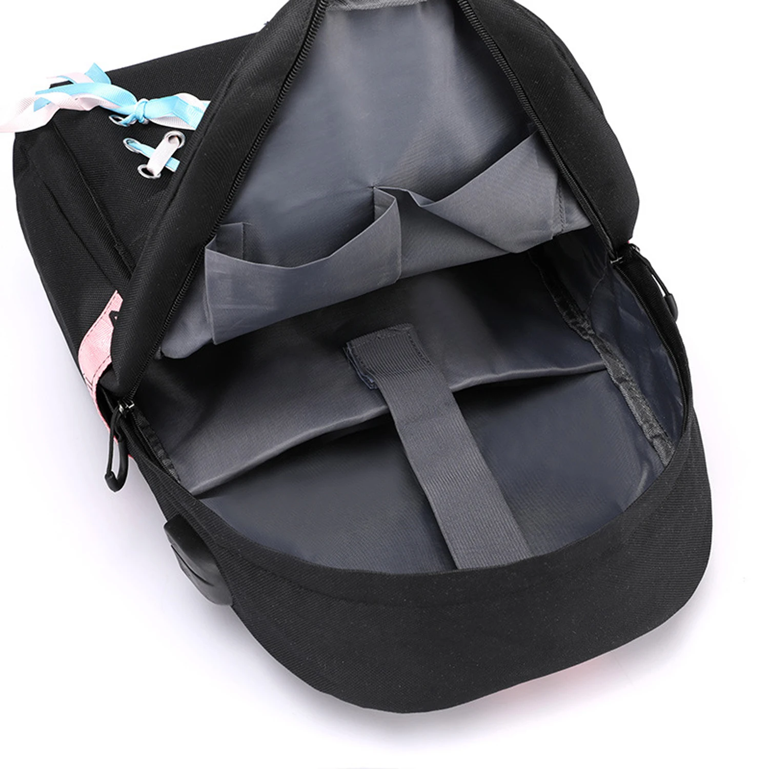 NEW USB boys girls backpack high quality Oxford cloth student bag teens waterpoof backpack Mochila cartoon printing school bag