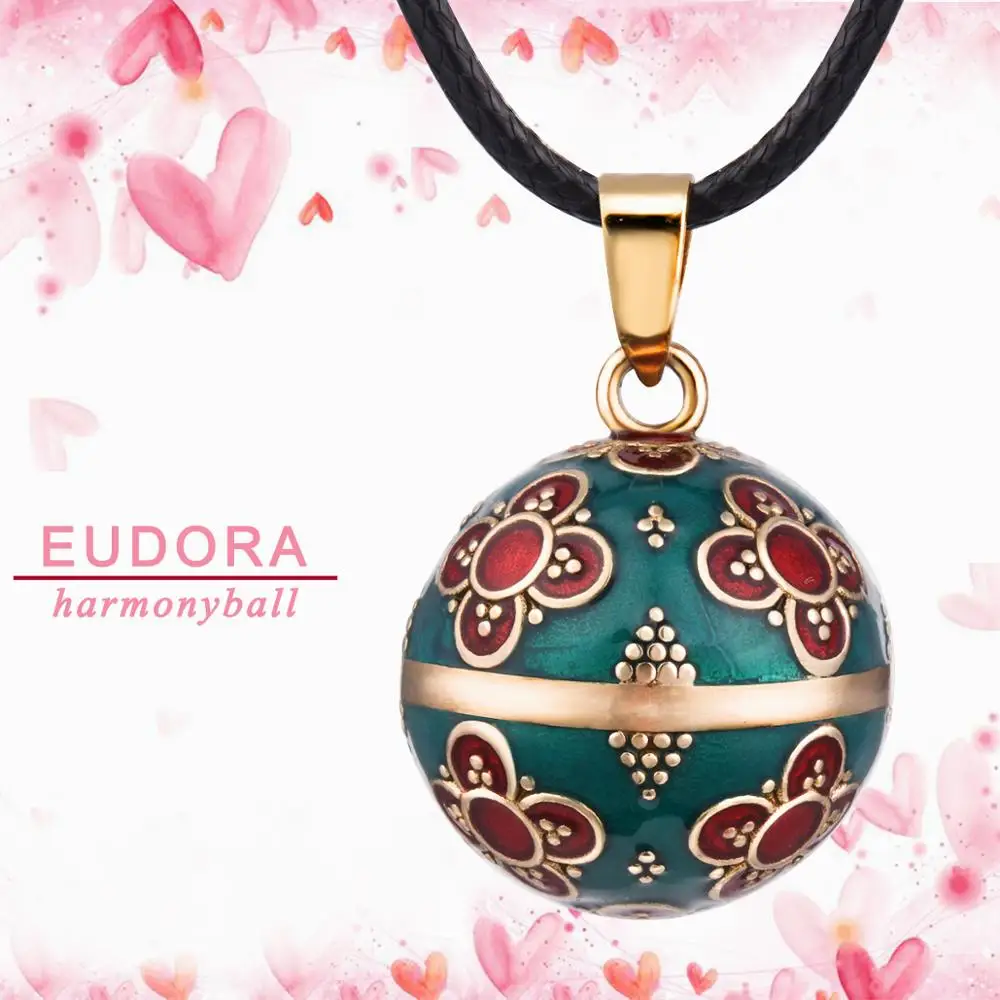Оптовая продажа 5 шт./лот ожерелье с цветочным принтом Eudora винтажный шар для