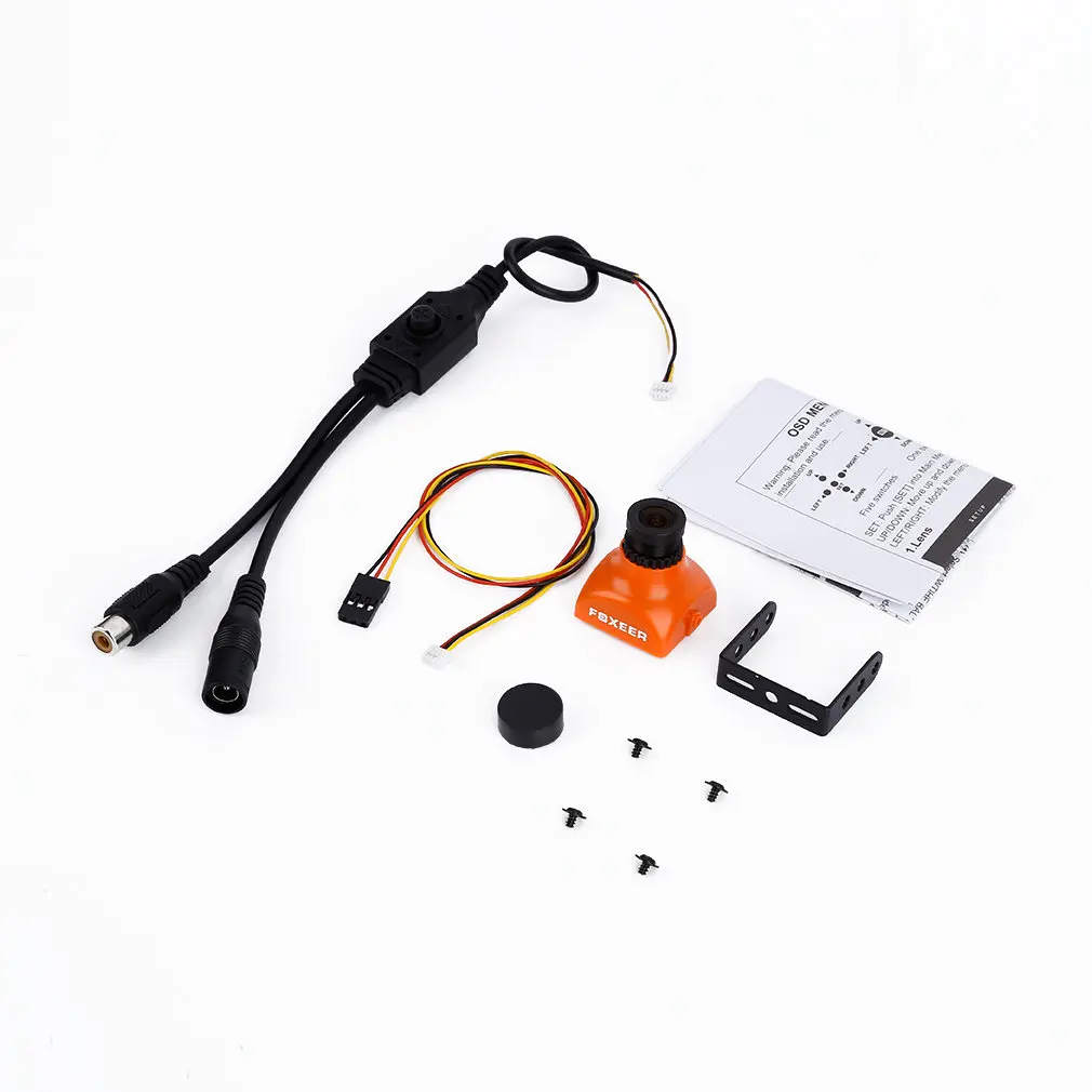 

Orange Foxeer XAT600M HS1177 600TVL NTSC CCD 2.8MM IR Blocked for FPV Camera