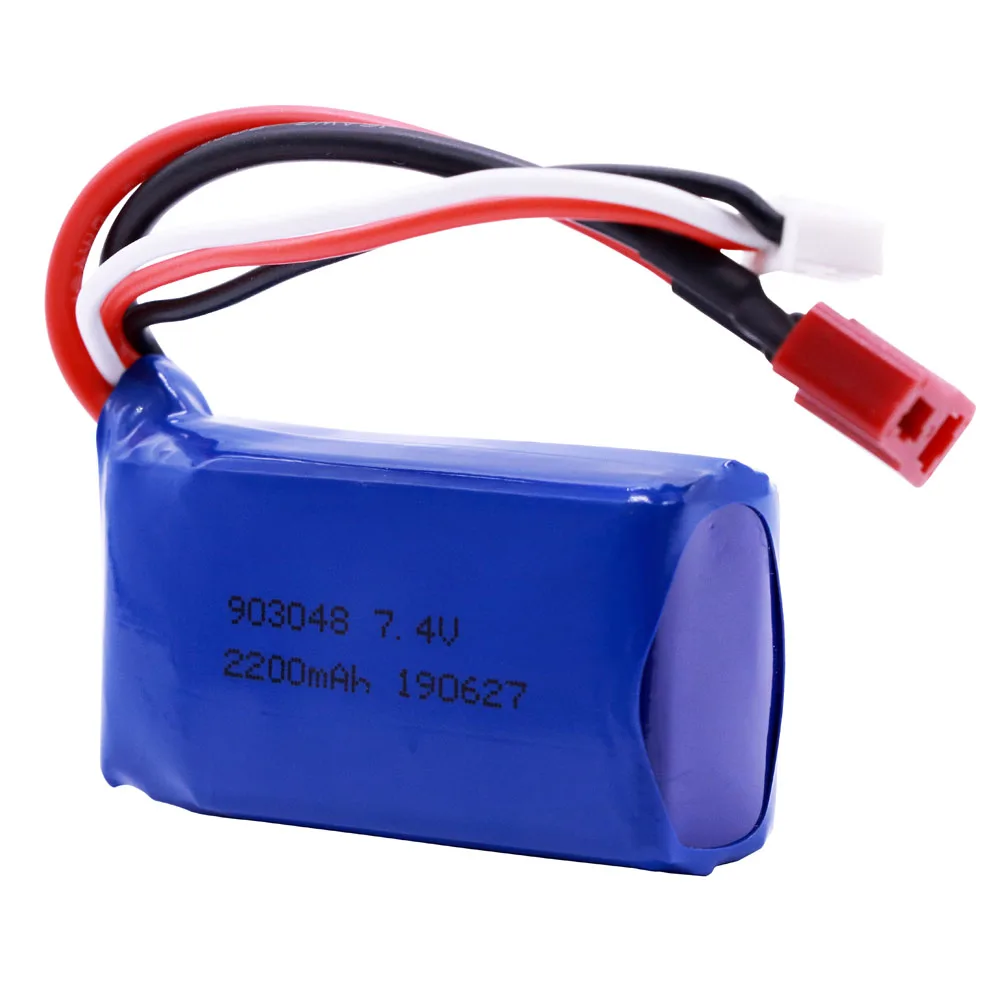 большая емкость 74 v 2200mah 2s lipo батарея