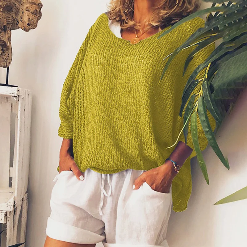 Большие размеры льняная Свободная блузка женская Мода Новые Топы Boho с длинным рукавом и круглым вырезом Женская рубашка размера плюс 4XL 5XL#67