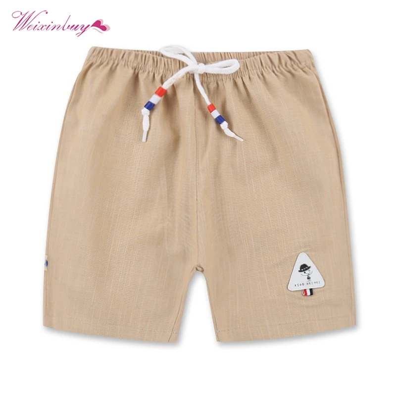 Boy Kids Shorts Children Summer Cotton Short Pants For Boys Thin Toddler Casual Clothing 2-8 Years Children's | Мать и ребенок