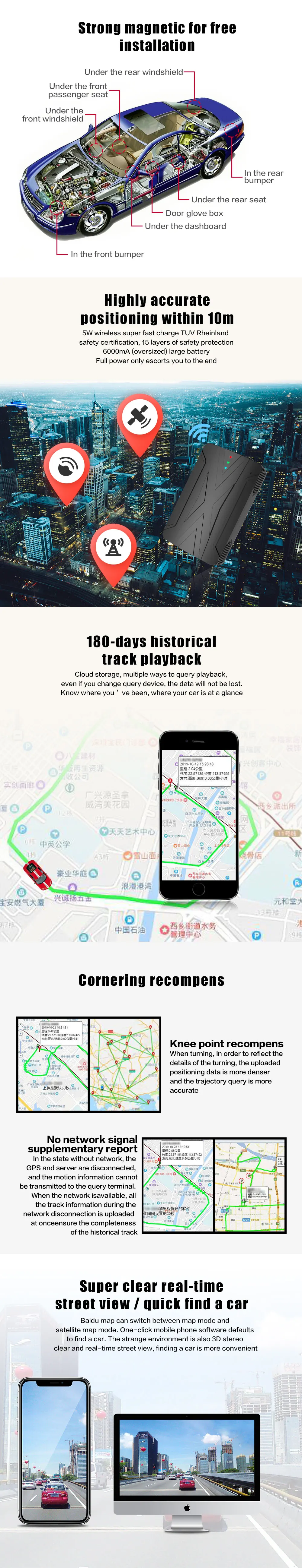 4G Автомобильный gps трекер смешной Авто LK gps LK208 4G модель реального времени Беспроводная зарядка/мощный магнит 4G gps трекер для автомобиля