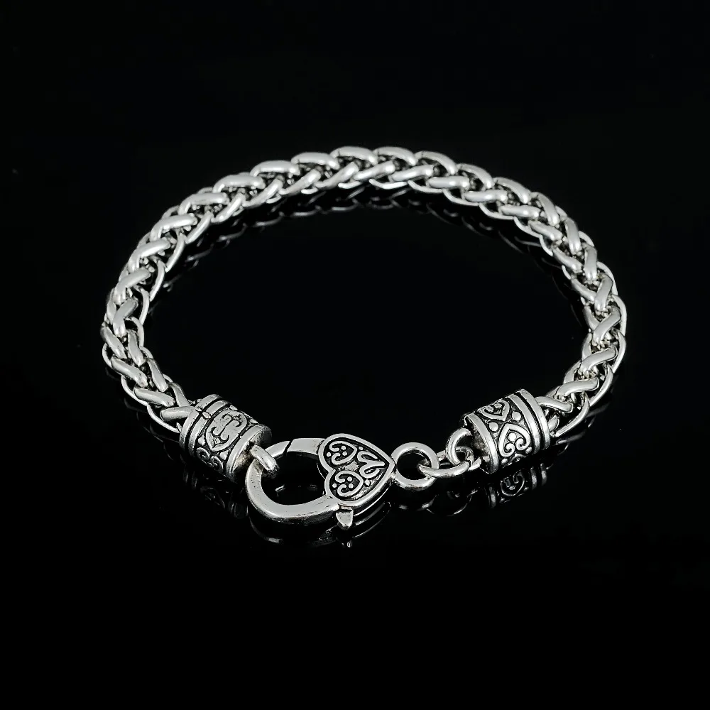 Рыболовный крючок античный серебряный цвет покрытый 6 мм Пшеница звено цепи