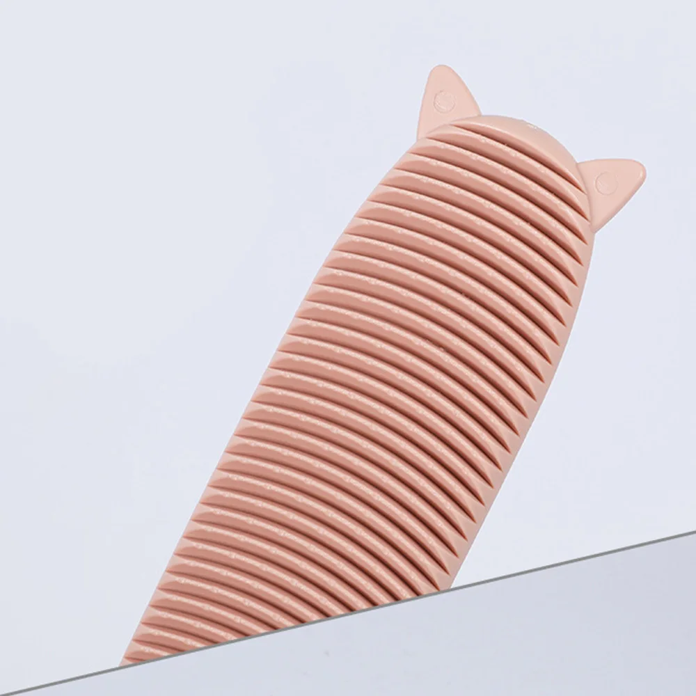 Расческа для питомца кошки имитирующая язык переносная ежедневного ухода за