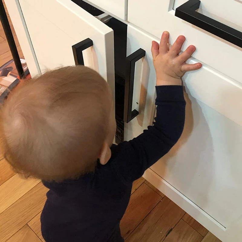 XXFE-cerraduras de Gabinete a prueba de ni&ntilde;os, pestillo de seguridad para beb&eacute;s, sin perforaci&oacute;n, para armarios y cajones-0