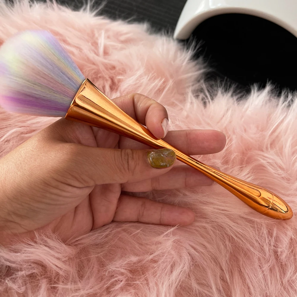 

Nail Cleaner Brush Nail Art Dust Brush,UV Gel Acrylic Powder Brushes Soft Colorful Nail Dust Cleaning Tools Makeup Brush