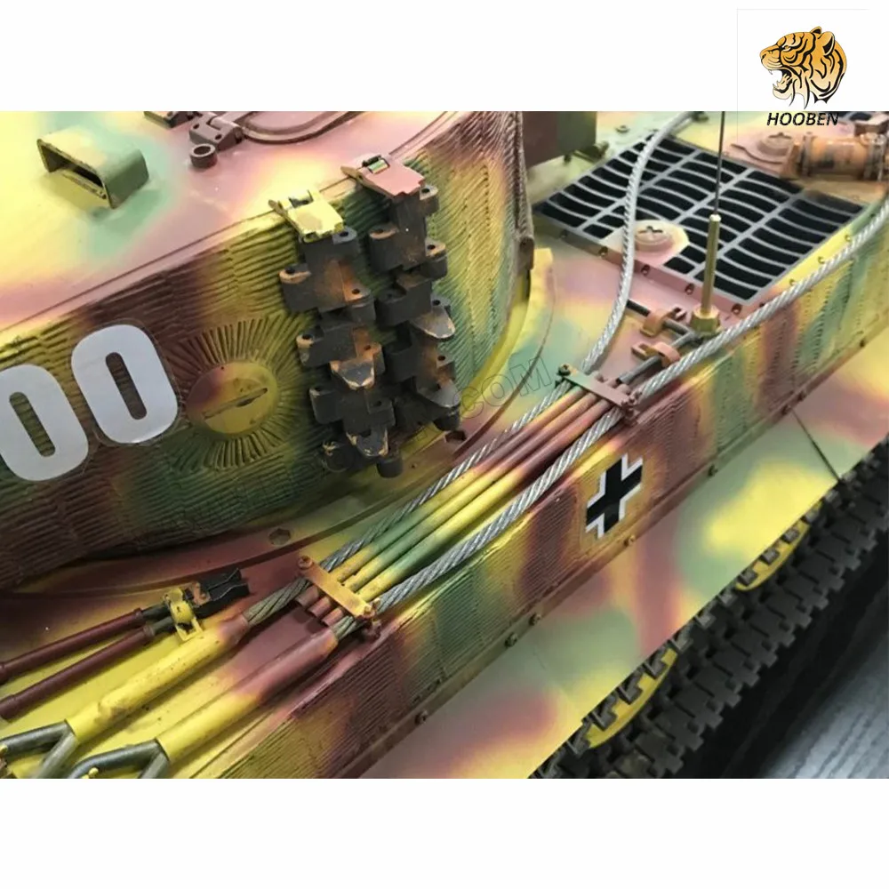 HOOBEN 1:10 RC RTR Танк TigerI позднего производства Wittmann тяжелый танк Второй мировой войны на радиоуправлении полная функция AFV, готов к запуску