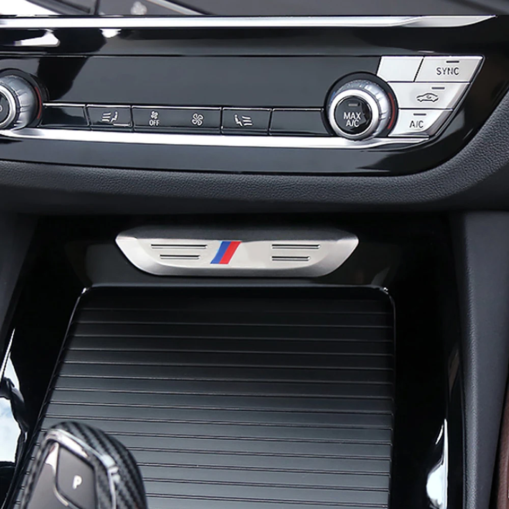 Gelinsi для 2018 2019 BMW X3 G01 X4 G02 Автомобильный Центральный пульт M крышка логотипа рамка