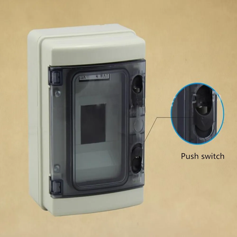 HA-4WAY plastic sealed waterproof switch box Household lighting strong electric wiring distribution box 4 circuit mounted