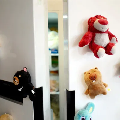 Магнит на холодильник плюшевая игрушка наклейка украшение для кухни магнитная