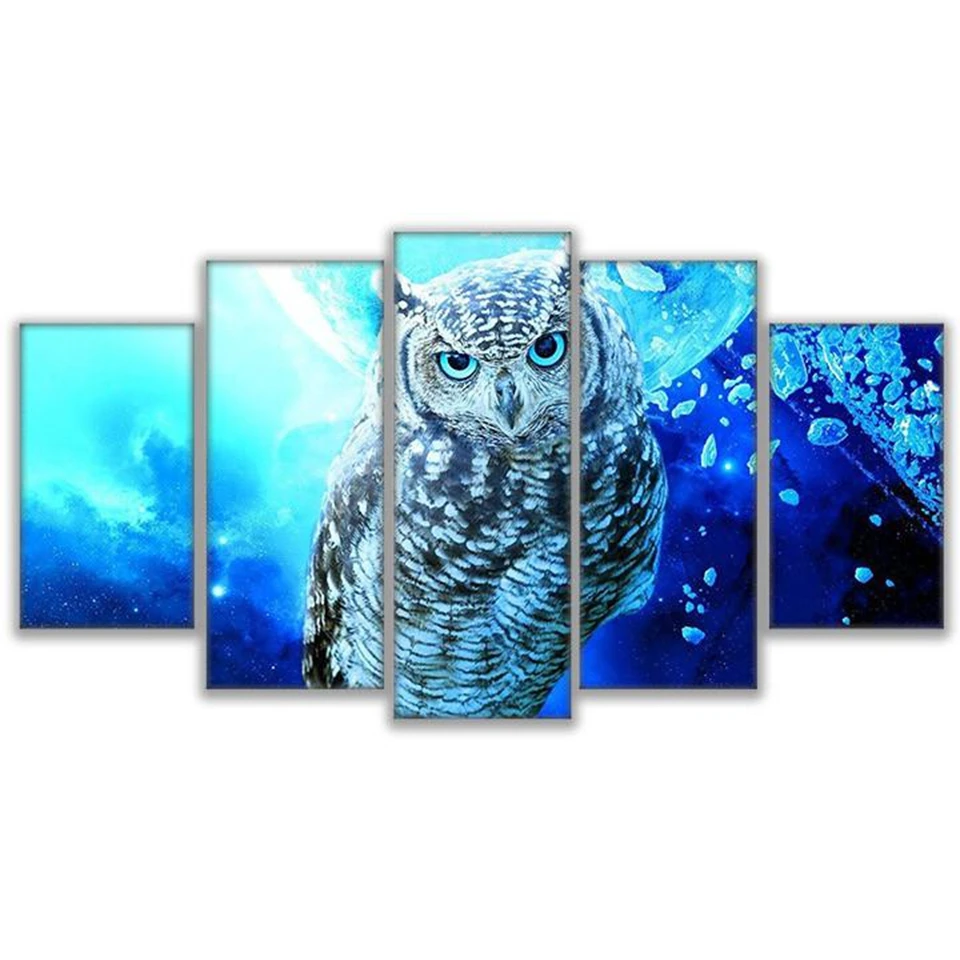 

Home Decor Wall Art Poster Frame HD Printed 5 Pieces Animal Eagle Landscape Modern Canvas Living Room Modular Pictures Paintings