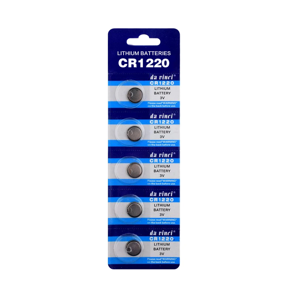 Литиевые Батарейки CR1220 15 шт. батарейки для монет 1 55 в DL1220 BR1220 LM1220 CR 1220 электронные