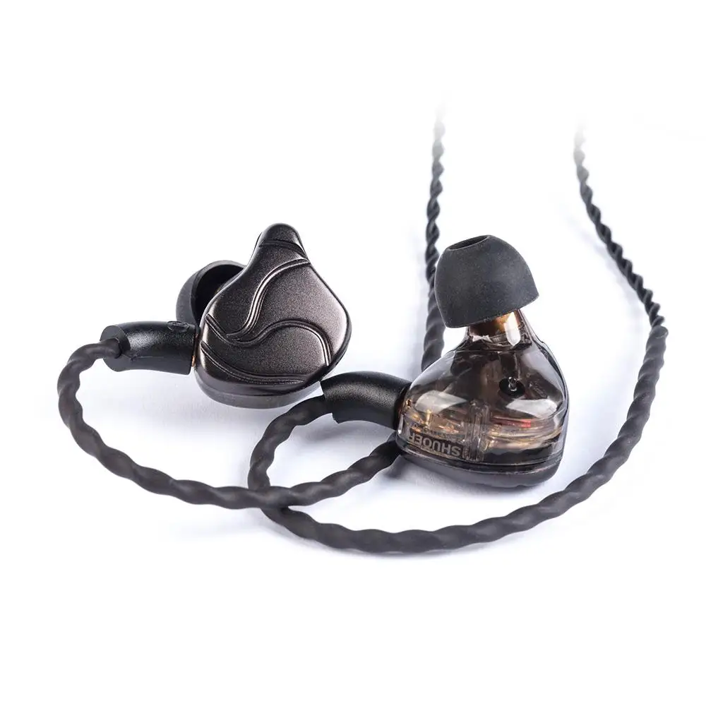 Наушники-вкладыши SHUOER S10 1DD + 2BA гибридные Hi-Fi DJ мониторы спортивные наушники для