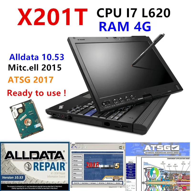 Хит продаж 2021 программное обеспечение для ремонта автомобилей Alldata с mit // chell 2015 ATSG