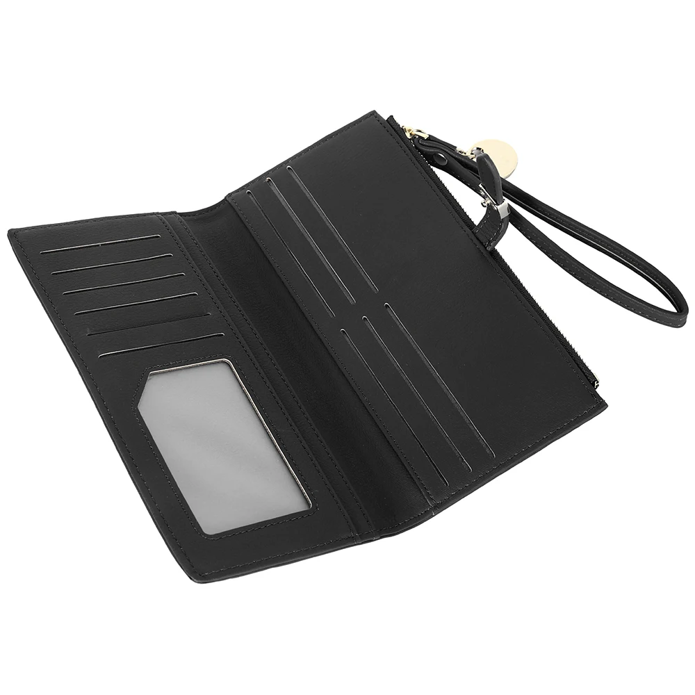 Женский кожаный Длинный кошелек Много отделов женские кошельки браслет клатч