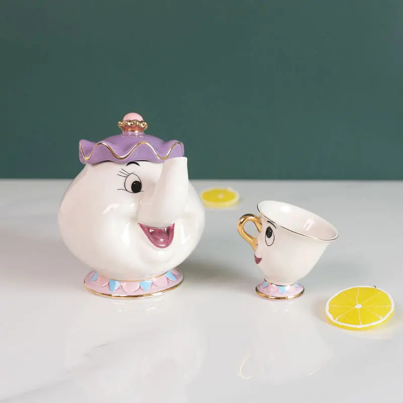 

High Quality Hot Sale Beauty and the Beast Mrs Potts' Son : Chip Cup Tea Set Coffee Cartoon Mug for Friend Lover Gift