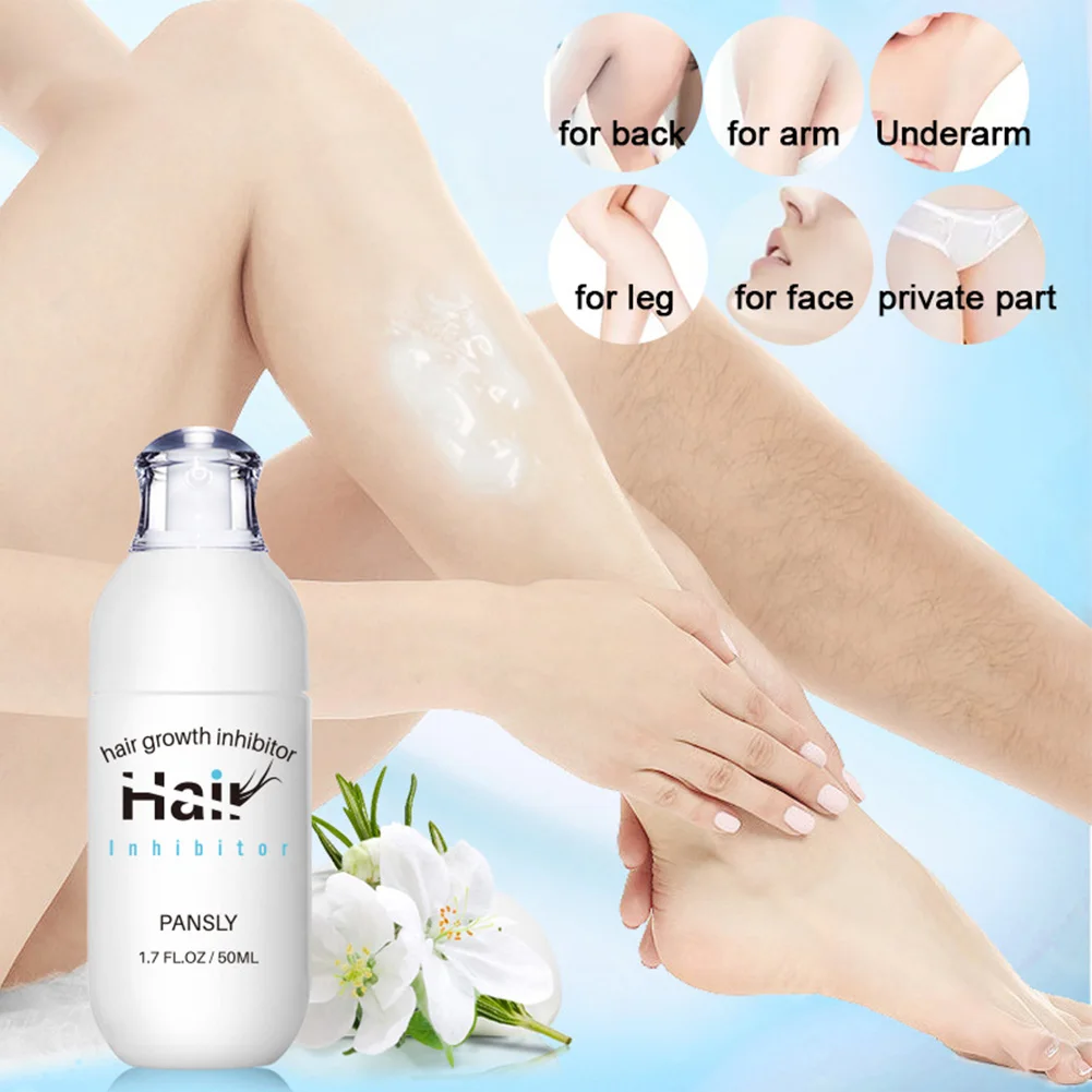 

50ml Cream Smooth Skin Removal Shrinking Pores Hair Growth Inhibitor Effective Herbal Permanent Legs Nourishing Repair Body Care