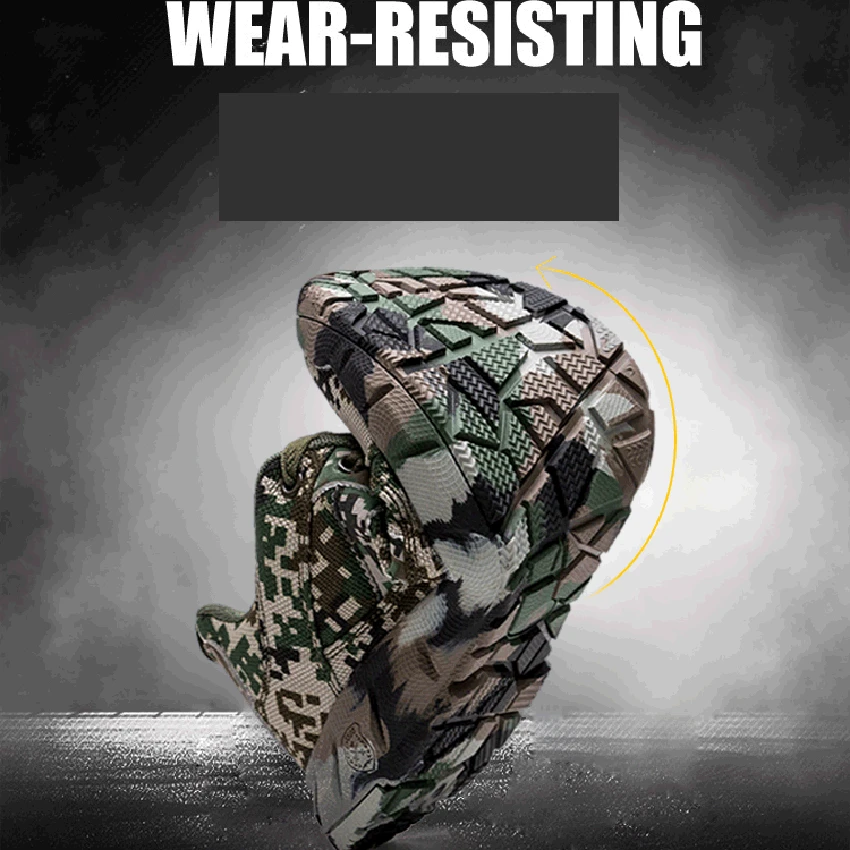 

Big Size for Men Outdoor Hiking Shoes Trekking Desert Camouflage Wear-resisting Breathable Tourism Camping Mountain Sneakers