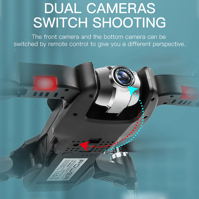 Дрон KEELEAD S17 4K Wi-Fi FPV оптическая Двойная камера дроны регулируемая широкоугольная