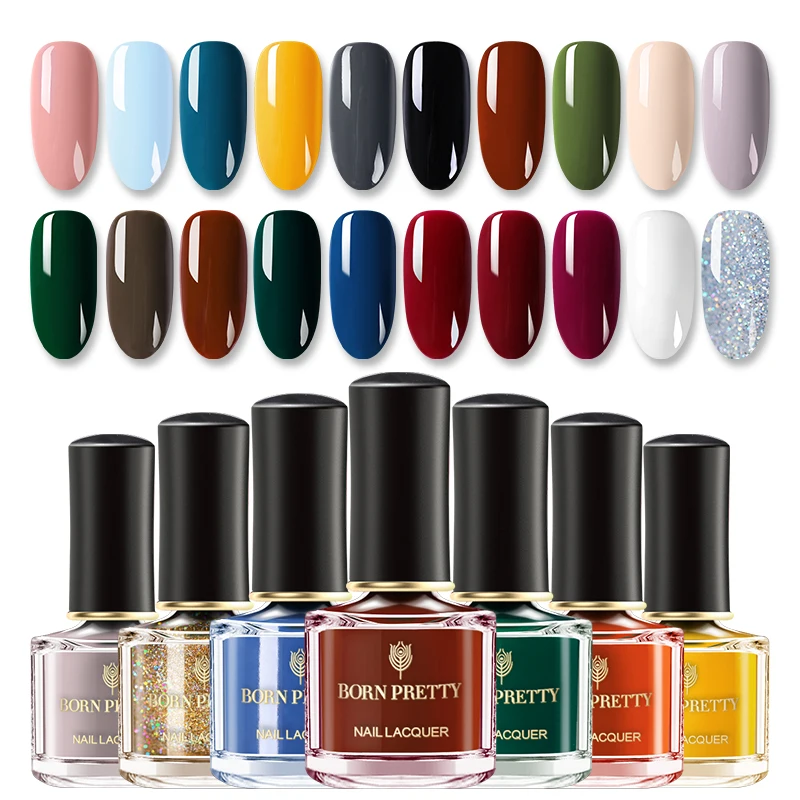 6 мл Красная Зеленая серия лаков для ногтей цветной лак мерцающий Блестящий