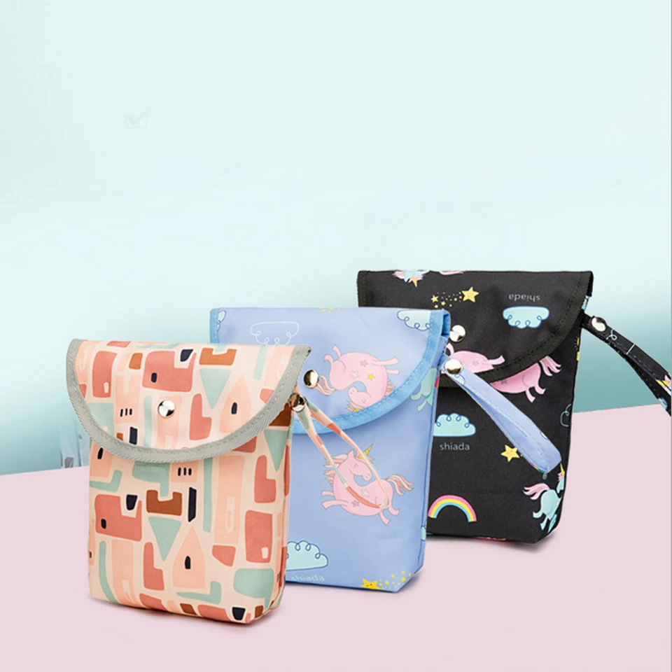 Детские сумки для подгузников многоразовые модные водонепроницаемые пеленки