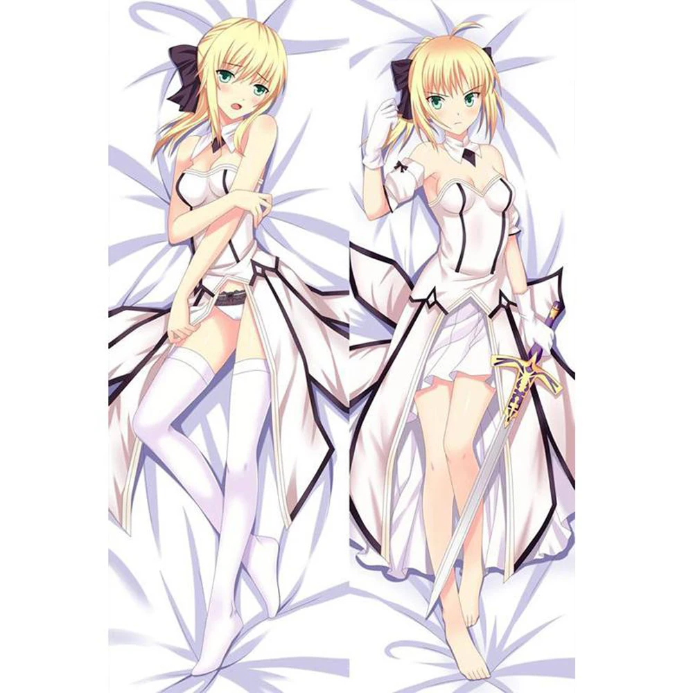 Новинка японская крутая искусственная кожа Fate Stay Night Saber Lily Otaku Dakimakura подарок