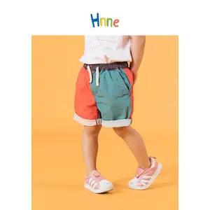 SIMWOOD2021 г. Новые летние детские шорты модные удобные шорты контрастного цвета для мальчиков и девочек эластичная резинка на талии, HJ150459