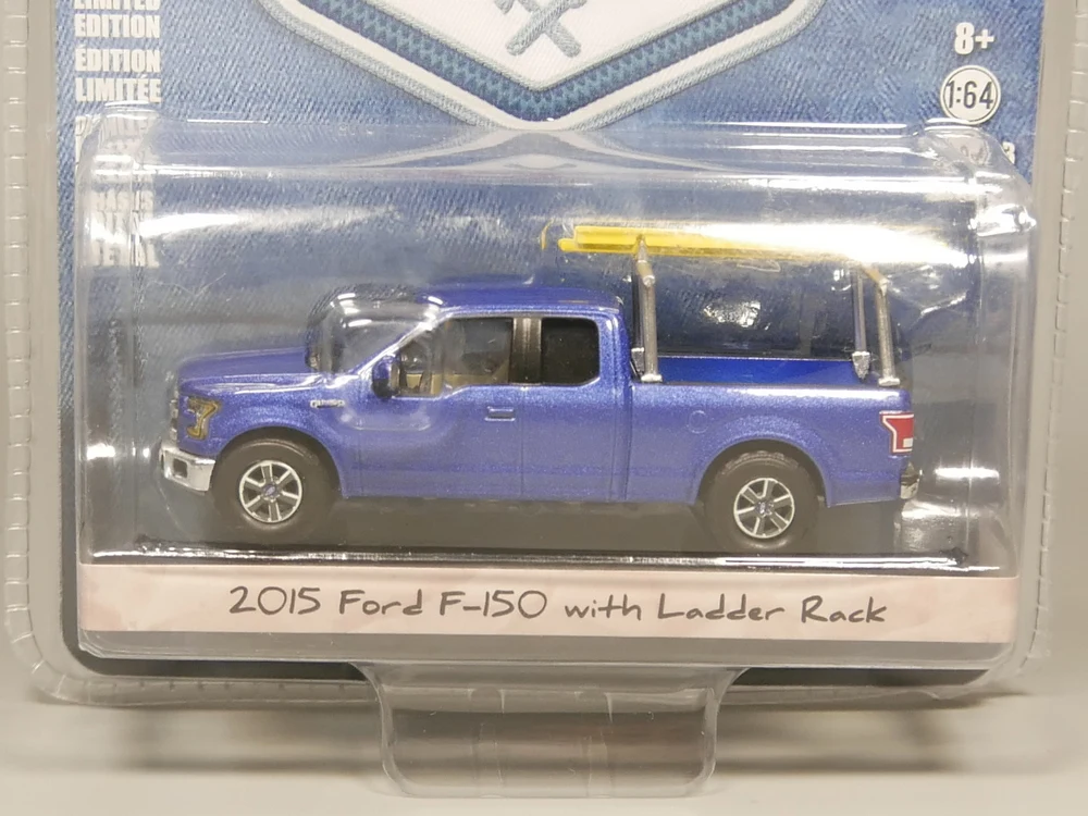 Greenlight 1:64 2015 Ford F 150 с лестничной стойкой литая модель автомобиля|Наземный