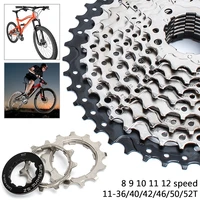mtb bicycle cassette 8 9 10 11 12 speed velocidade bike mtb freewheel sprocket 40t 42t 46t 50t 52t bike accessory parts