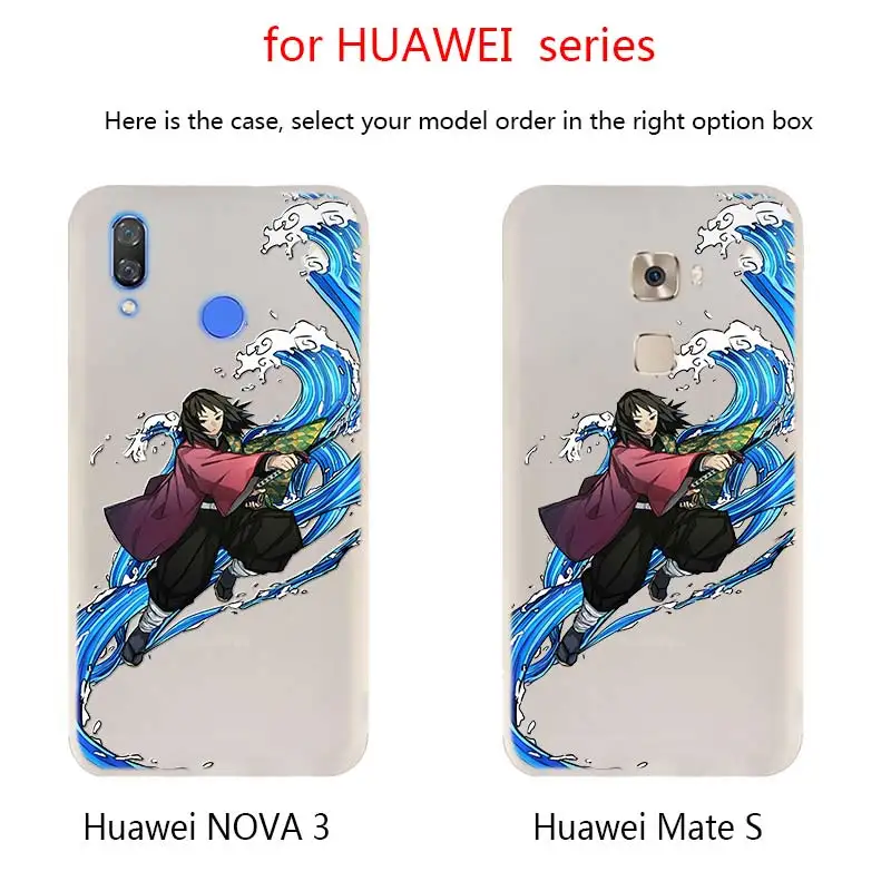 Чехлы для телефонов Huawei Mate 30 20 10 Lite Pro Y5 Y6 Y7 Y9 2019 2018 2017 Nova 3i 4 Hot Nezuko Kimetsu no Yaiba Demon Slayer |