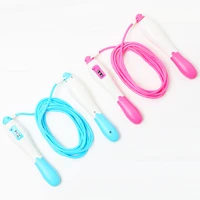 adjustable jump ropes with counter sports fitness slim speed counting skip rope sponge handle skipp gym equipment skipping rope