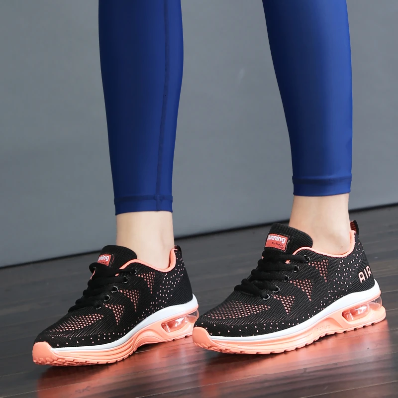 Кроссовки женские сетчатые Нескользящие дышащие с воздушной подушкой