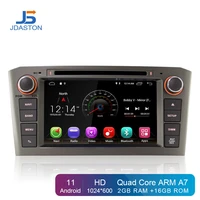 jdaston android 11 car multimedia player for toyota avensist25 2003 2008 2 din car radio gps navigation dvd cd ips stereo wifi