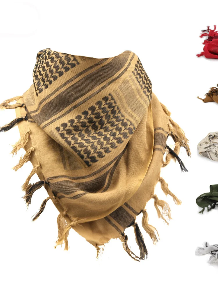 

Thickened Outdoor Tactical Scarf for Military Fans Arab Square Scarf Warm and Cold-proof Scarf Men and Women Cotton Headscarves
