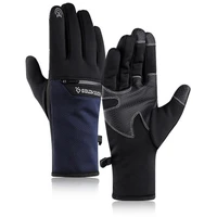 winter cycling gloves touch screen guantes moto thermal fleece lined moto gloves cycling bicycle bike ski winter gloves