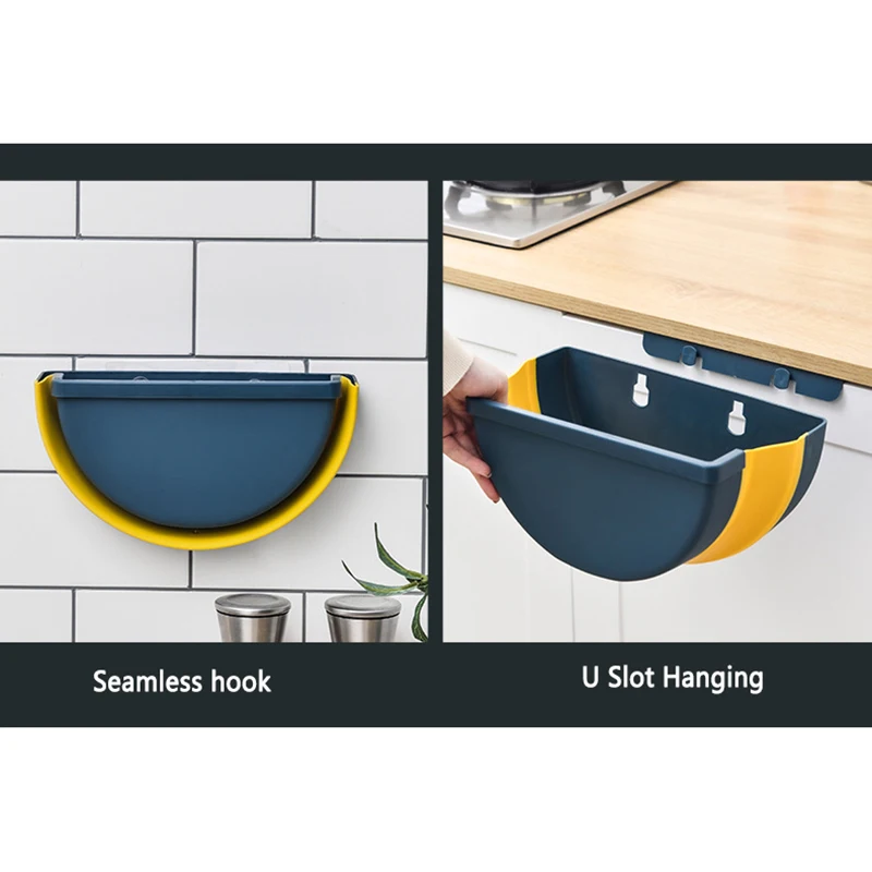 Кухонное мусорное ведро складное Автомобильное Мусорное подвесное для шкафа