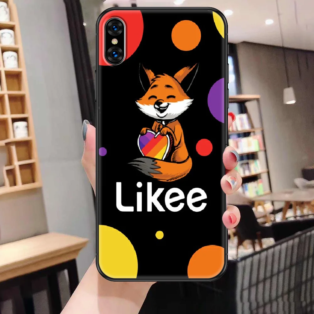 Защитный чехол Likee для телефона с забавным котом сердцем корпус iphone 5 5s se 2 6 6s 7 8 12