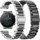 Ремешок из нержавеющей стали 22 мм для Huawei Watch GT 2 ProGT 2 46 мм 2E, металлический браслет для HONOR Magic 2